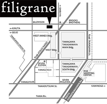 フラワーショップ フィリグラン 地図